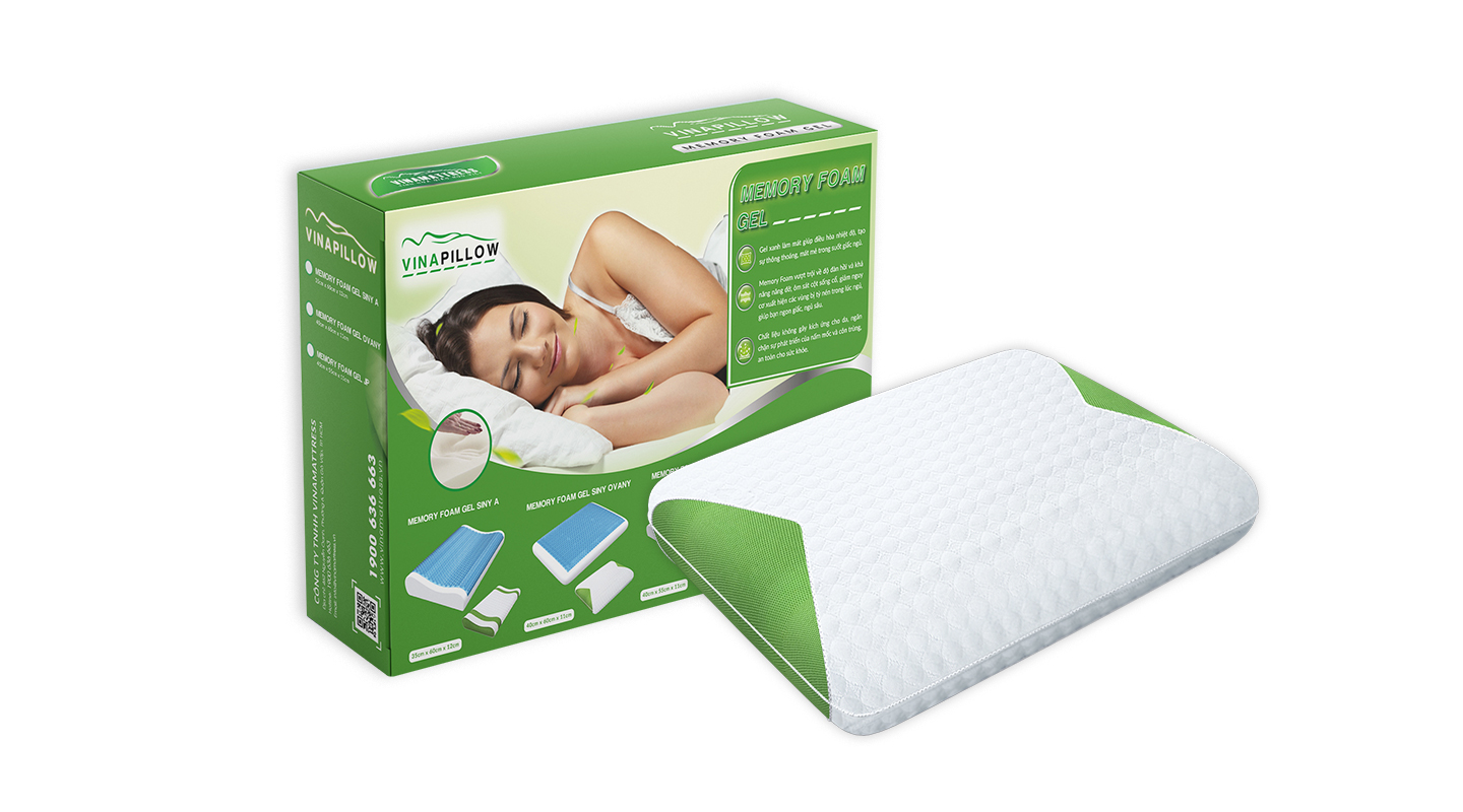 VINAPILLOW MEMORY FOAM GEL OVANY